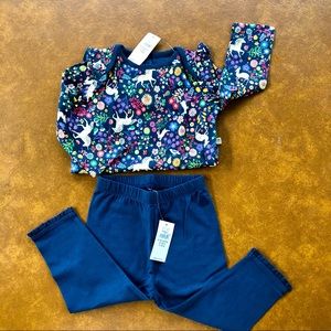NWT Baby Gap Unicorn Onesie w/ Leggings